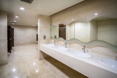 Modern residential bathroom renovation